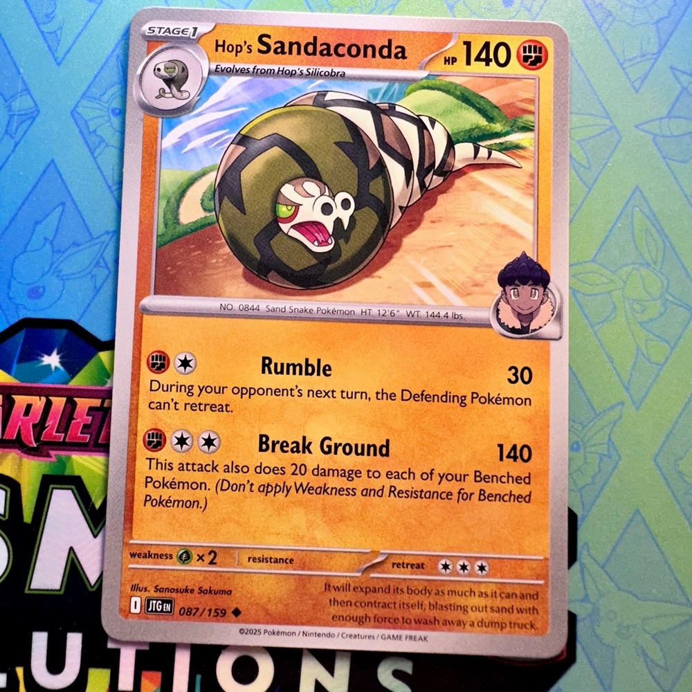 hop’s sandaconda (087/159) - uncommon — pokémon: journey together